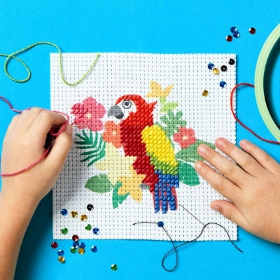 Kit de bordado Loro-DMC