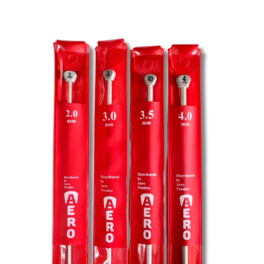 Crochet Tunecino 30 cm (dif. numeros)- AERO