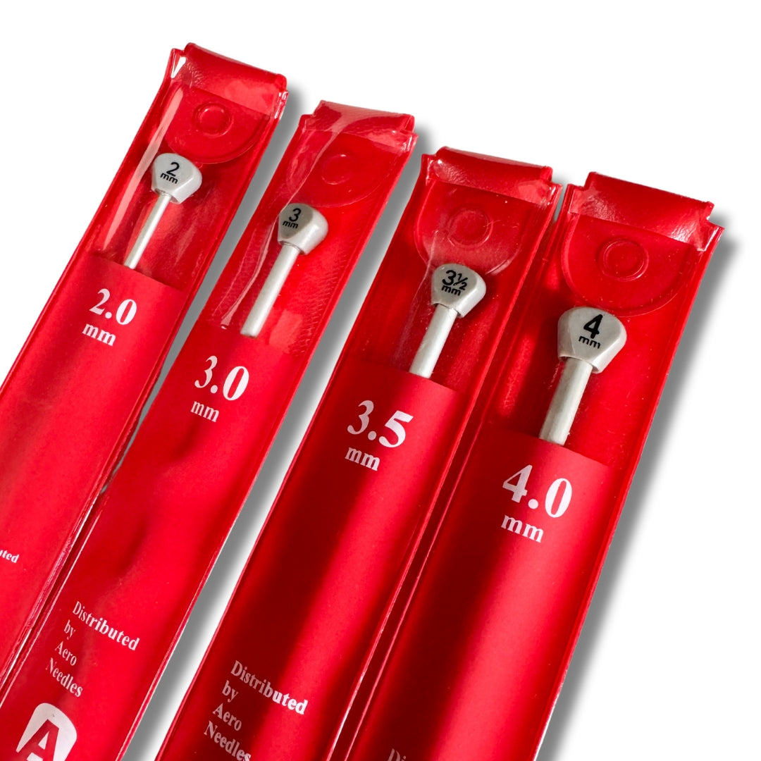 Crochet Tunecino 30 cm (dif. numeros)- AERO