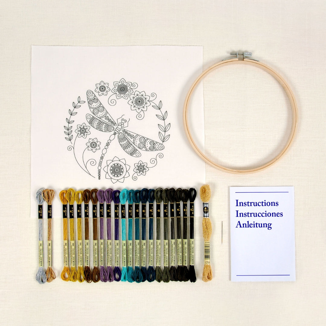 Kit de bordado Libelula (DMC)