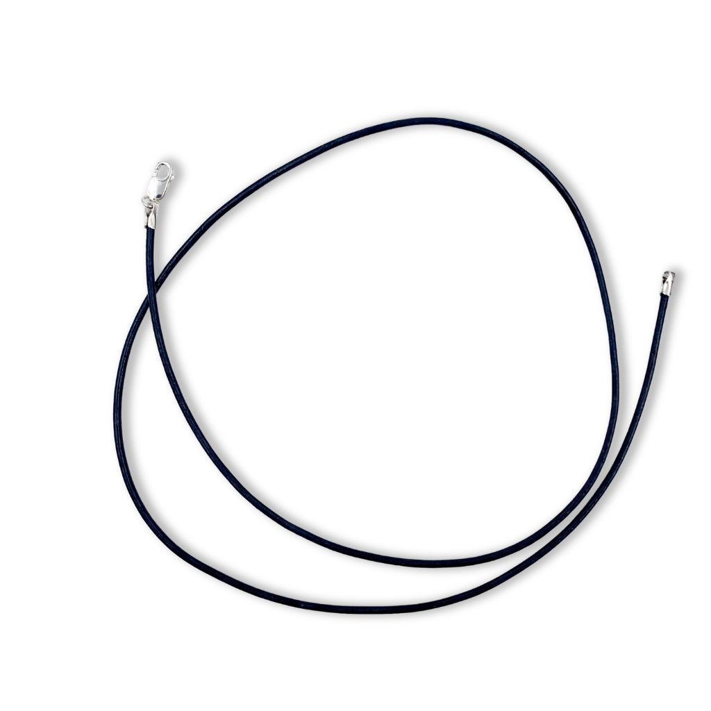 Collar de cuero c/ terminales (dif. colores)