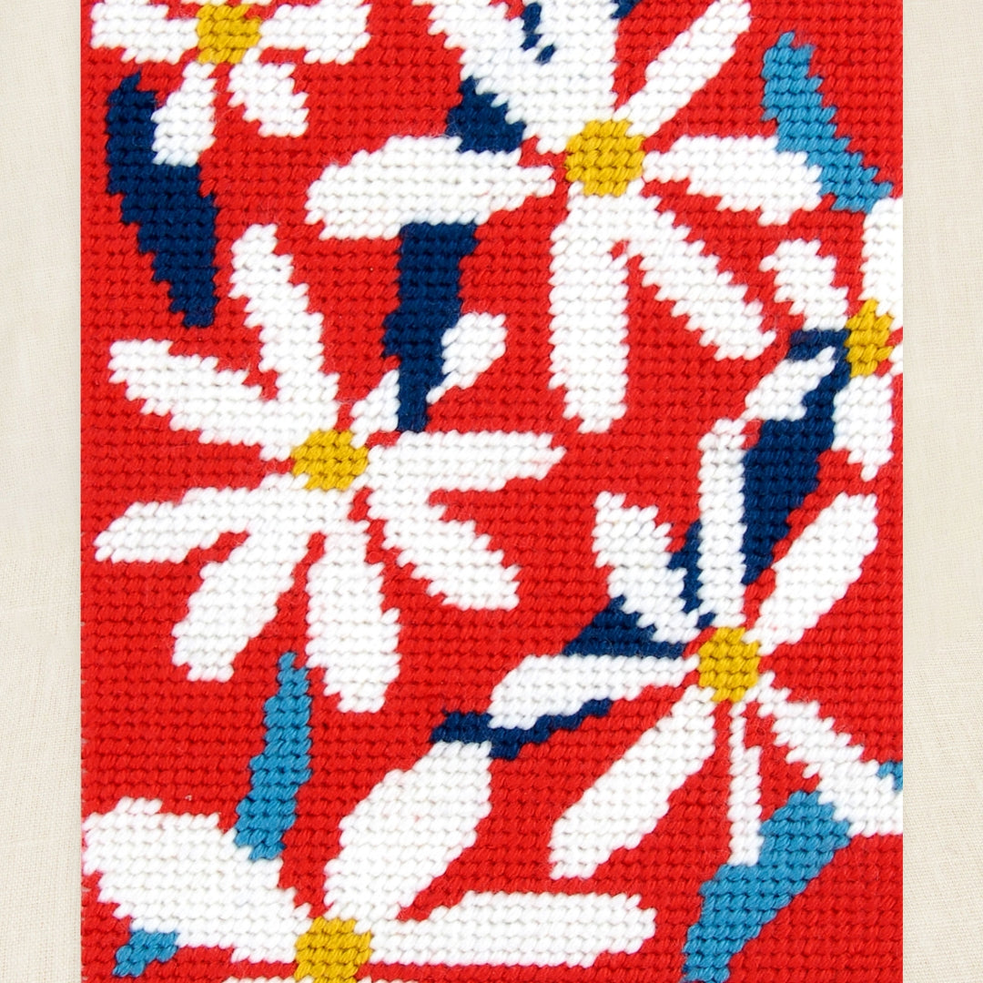 Kit de bordado Flores Abstractas (DMC)