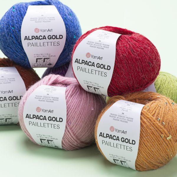 Alpaca Gold Paillette - Yarn Art