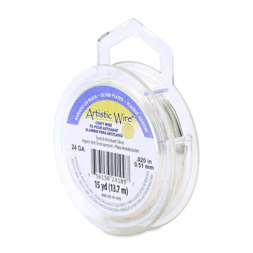 Alambre bisuteria Non Tarnish - Plateado (dif. grosores)