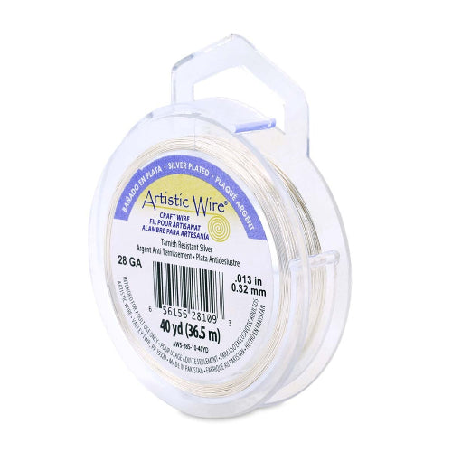 Alambre bisuteria Non Tarnish - Plateado (dif. grosores)