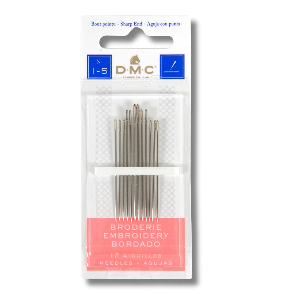 Agujas de Bordado DMC (# 1 a 5)
