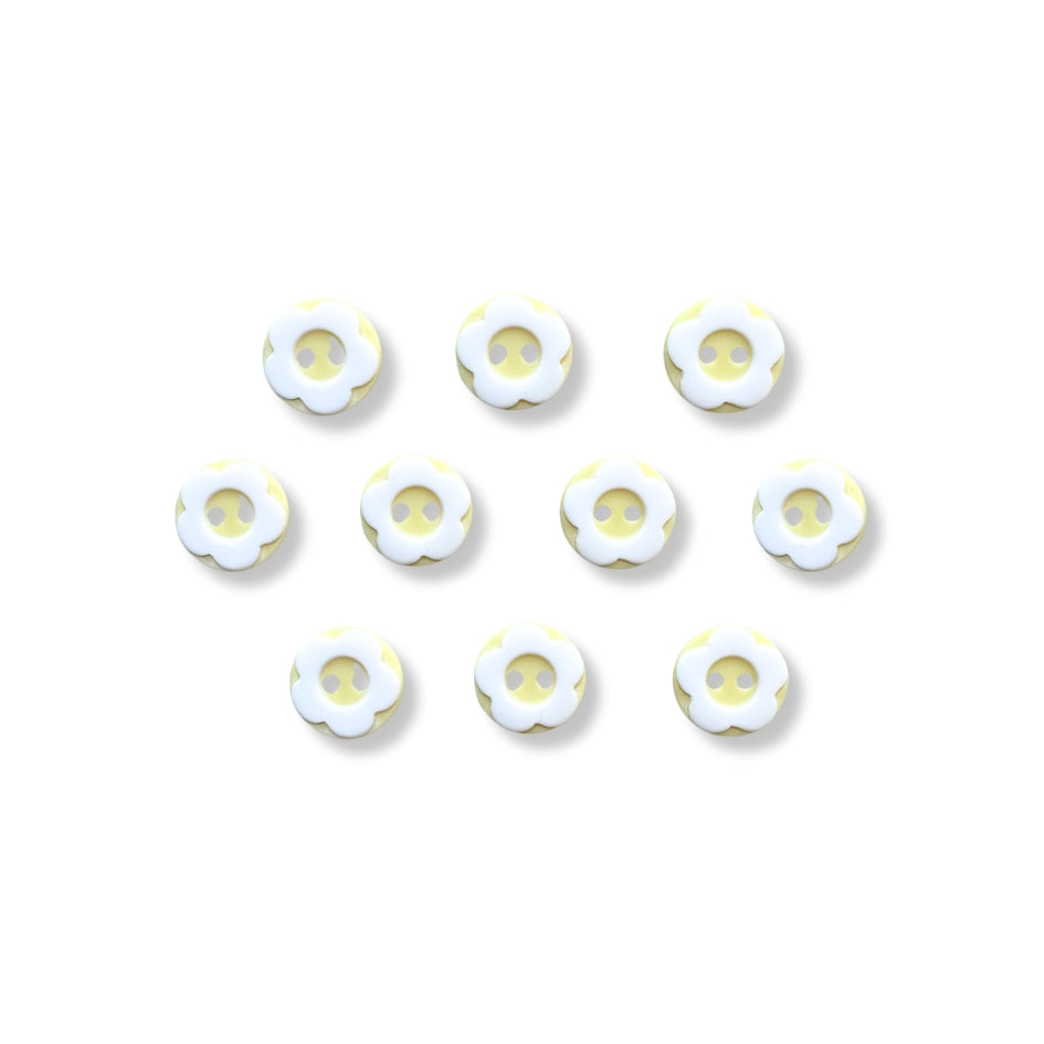 Botón Plastico Flor (5 u) (dif.colores)