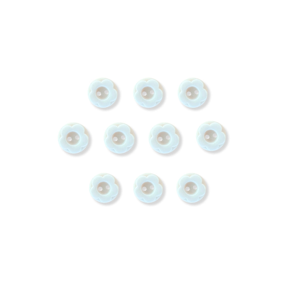 Botón Plastico Flor (5 u) (dif.colores)