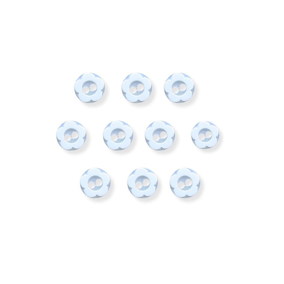 Botón Plastico Flor (5 u) (dif.colores)