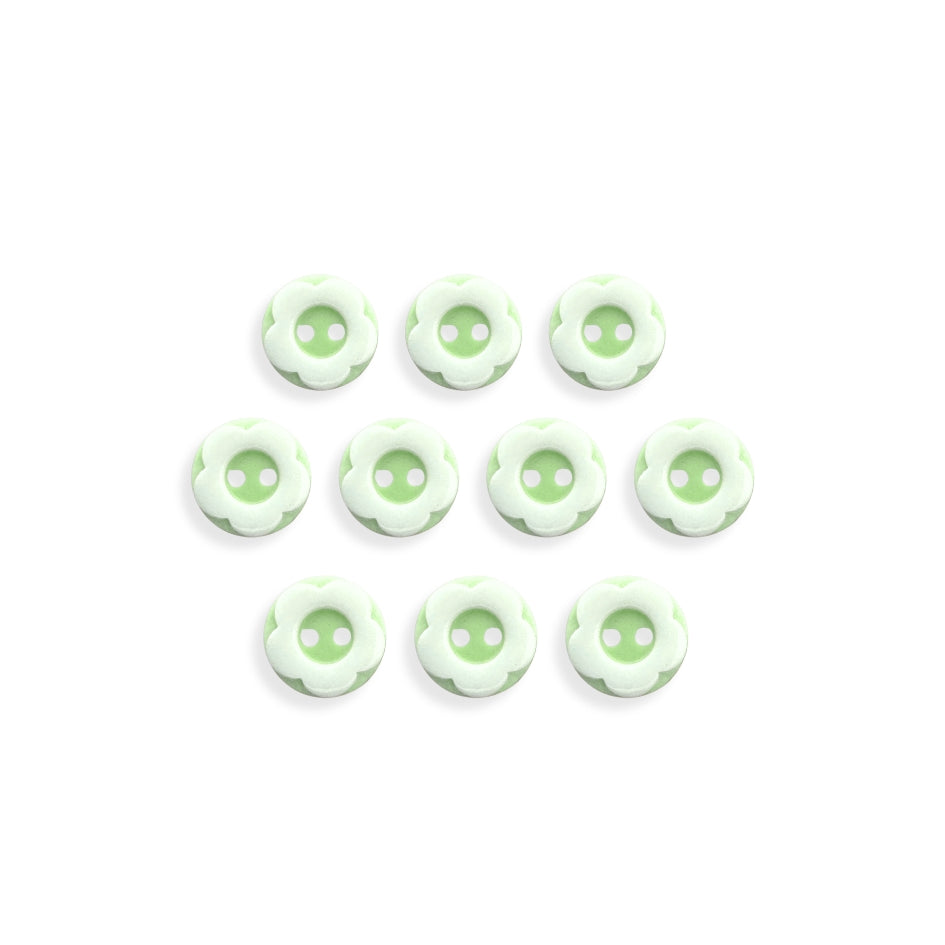 Botón Plastico Flor (5 u) (dif.colores)