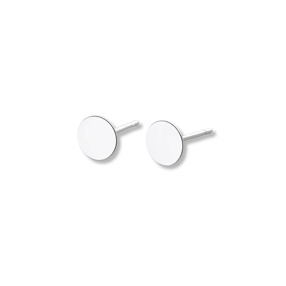 Base de Aro plano- Plata (par)