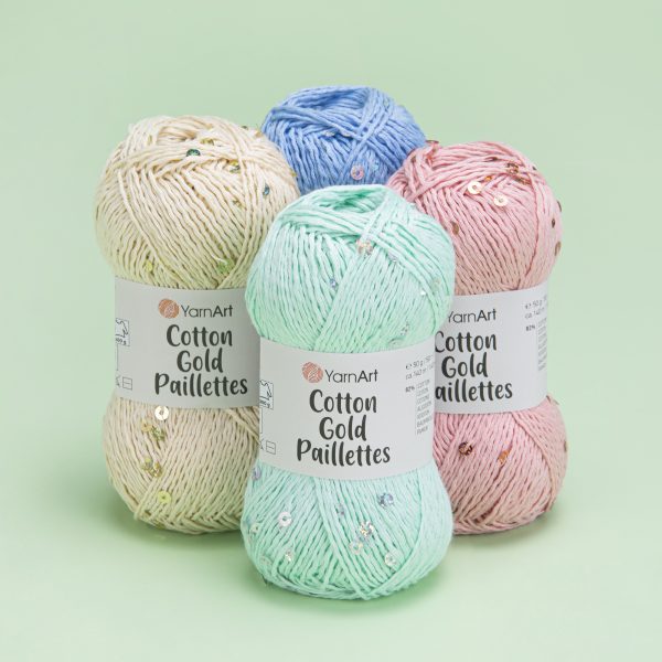 Cotton Gold Paillette - Yarn Art