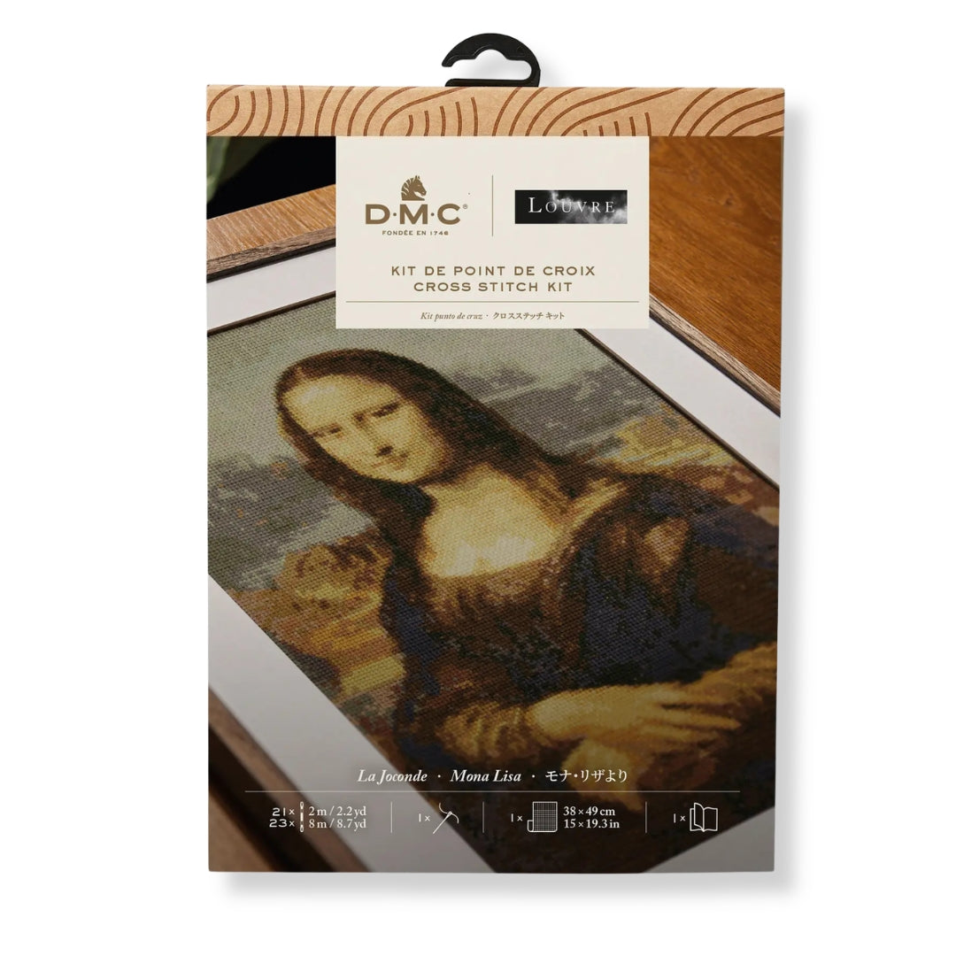 Kit de bordado Mona Lisa (DMC)