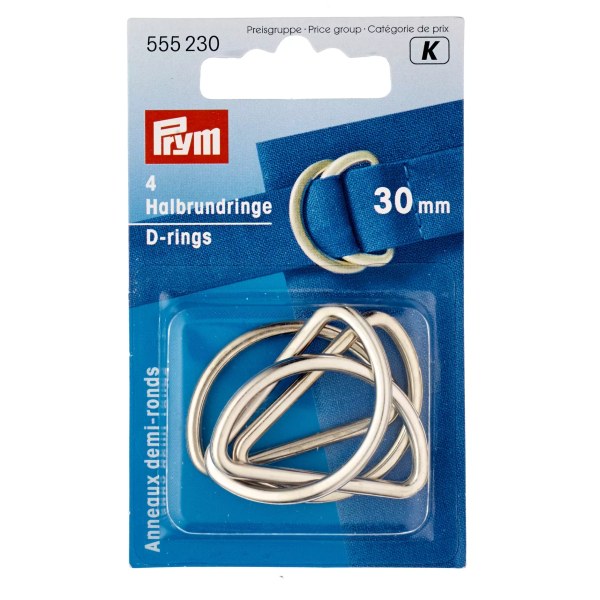 Anillos en D (30 mm)- PRYM