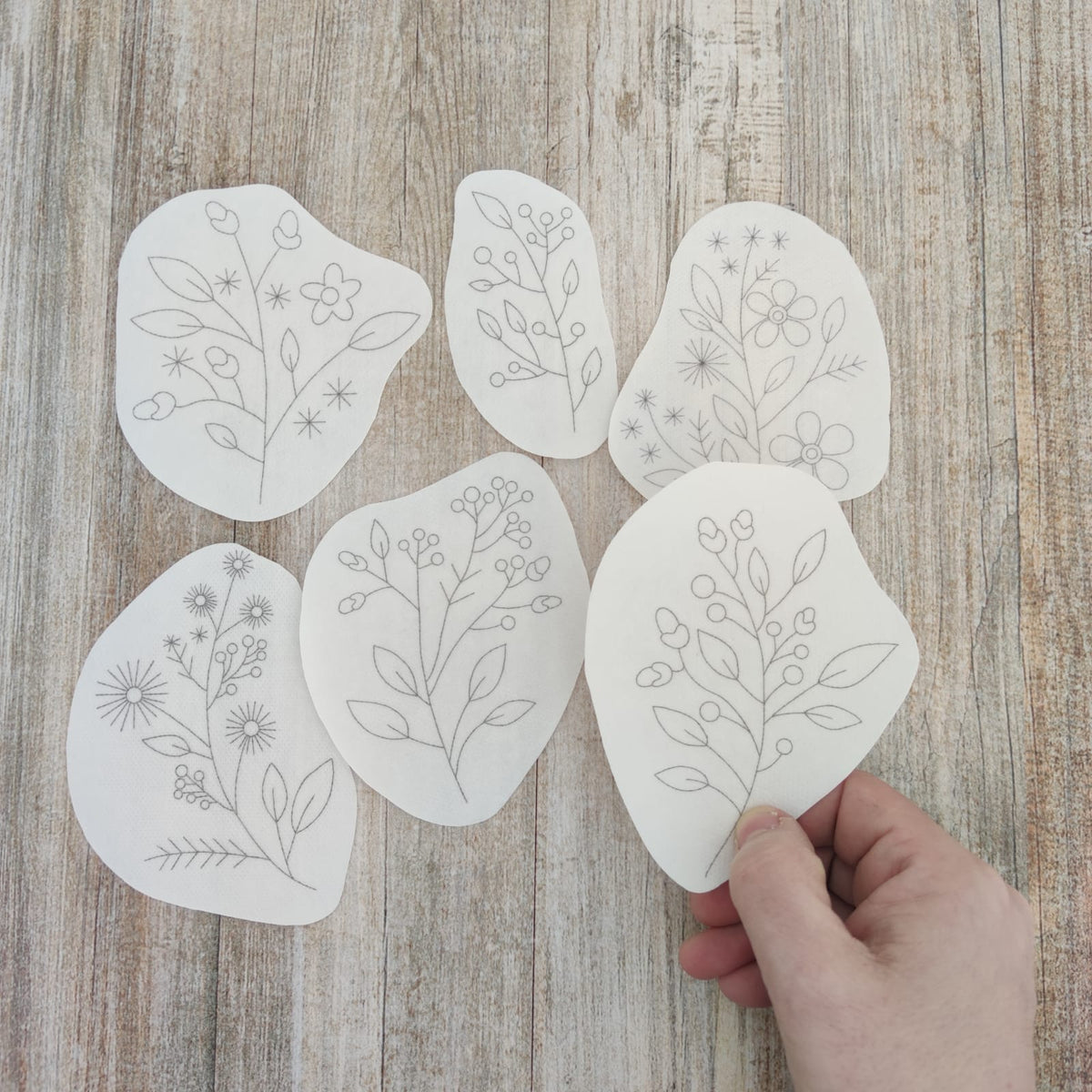 Set de Parches bordado Flores Botánicas (MY KIT)