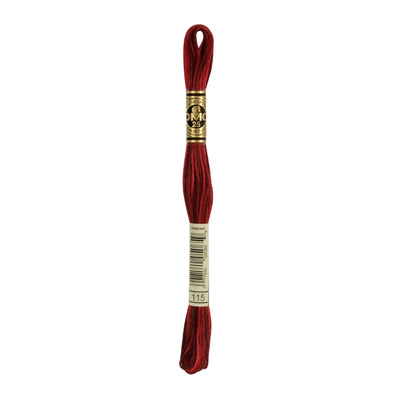 Hilo Bordar Mouliné 117 DMC (Rojos)