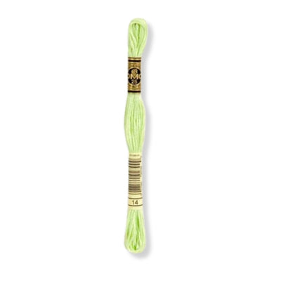 Hilo Bordar Mouliné 117 DMC (Verdes)