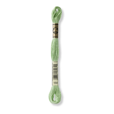 Hilo Bordar Mouliné 117 DMC (Verdes)