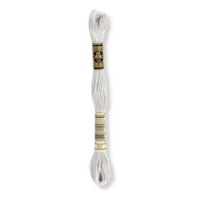 Hilo Bordar Mouliné 117 DMC (Grises)