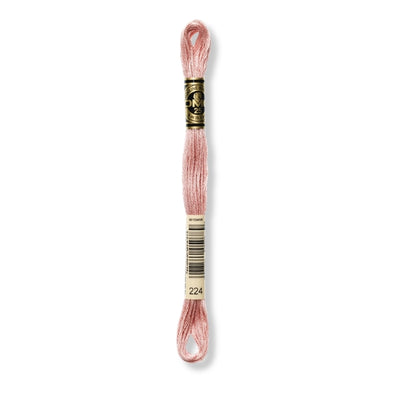 Hilo Bordar Mouliné 117 DMC (Rosados)