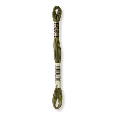 Hilo Bordar Mouliné 117 DMC (Verdes)