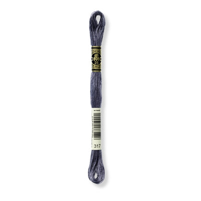 Hilo Bordar Mouliné 117 DMC (Grises)