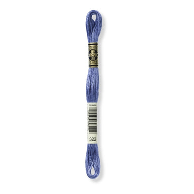 Hilo Bordar Mouliné 117 DMC (Azules)
