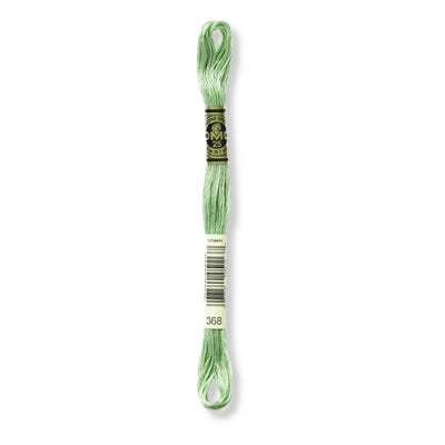 Hilo Bordar Mouliné 117 DMC (Verdes)