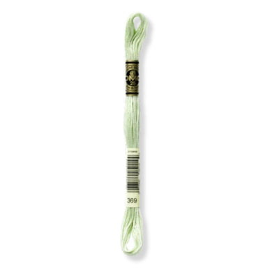 Hilo Bordar Mouliné 117 DMC (Verdes)