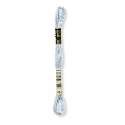 Hilo Bordar Mouliné 117 DMC (Azules)