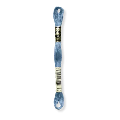 Hilo Bordar Mouliné 117 DMC (Azules)