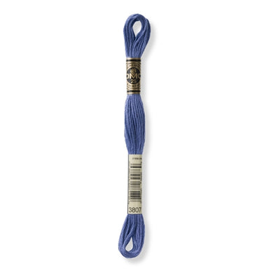 Hilo Bordar Mouliné 117 DMC (Azules)