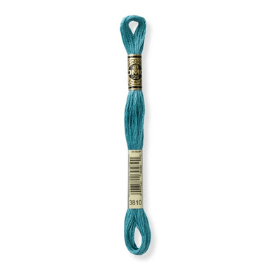 Hilo Bordar Mouliné 117 DMC (Azules)