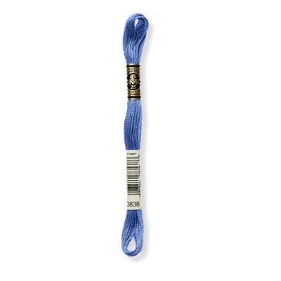 Hilo Bordar Mouliné 117 DMC (Azules)