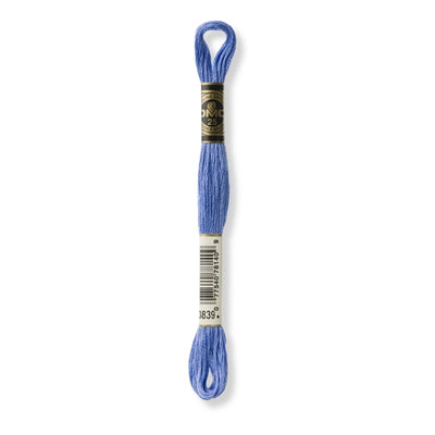 Hilo Bordar Mouliné 117 DMC (Azules)