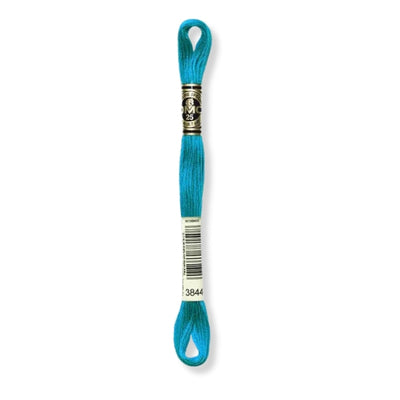 Hilo Bordar Mouliné 117 DMC (Azules)