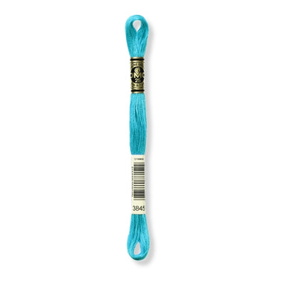 Hilo Bordar Mouliné 117 DMC (Azules)