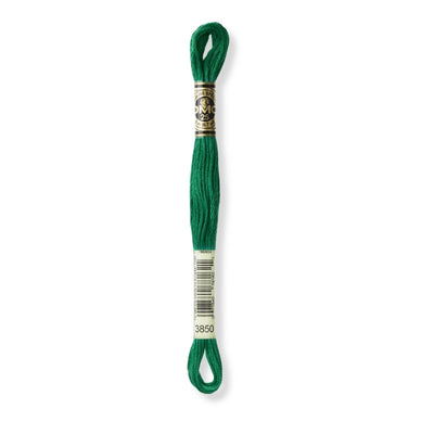 Hilo Bordar Mouliné 117 DMC (Verdes)