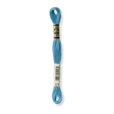 Hilo Bordar Mouliné 117 DMC (Azules)