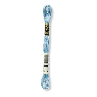 Hilo Bordar Mouliné 117 DMC (Azules)