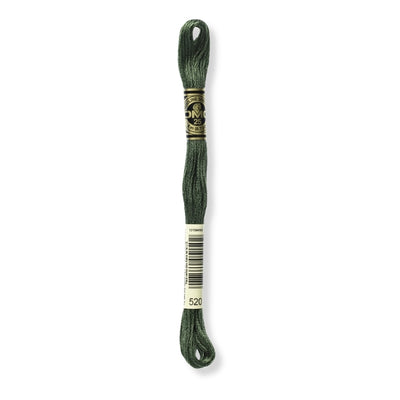 Hilo Bordar Mouliné 117 DMC (Verdes)