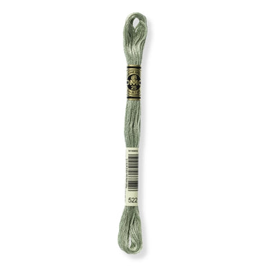 Hilo Bordar Mouliné 117 DMC (Verdes)