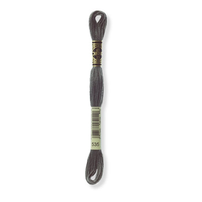 Hilo Bordar Mouliné 117 DMC (Grises)
