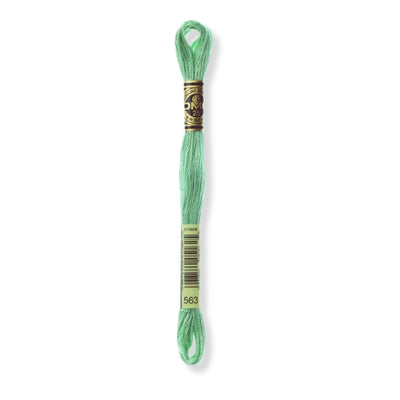 Hilo Bordar Mouliné 117 DMC (Verdes)