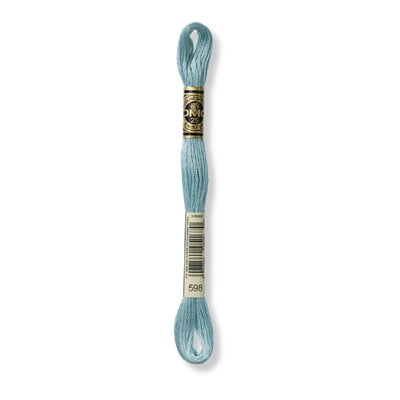 Hilo Bordar Mouliné 117 DMC (Azules)