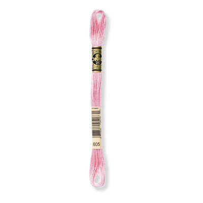 Hilo Bordar Mouliné 117 DMC (Rosados)