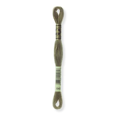 Hilo Bordar Mouliné 117 DMC (Verdes)
