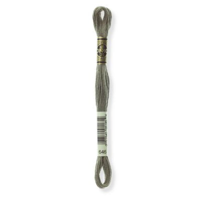 Hilo Bordar Mouliné 117 DMC (Verdes)