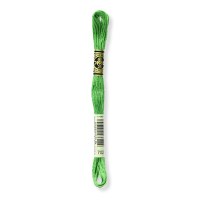 Hilo Bordar Mouliné 117 DMC (Verdes)