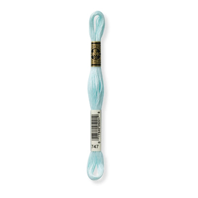 Hilo Bordar Mouliné 117 DMC (Azules)